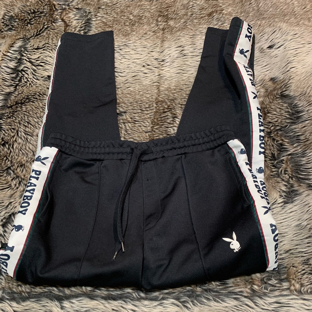 Playboy by pacsun Taped Tricot Track Pants Size S